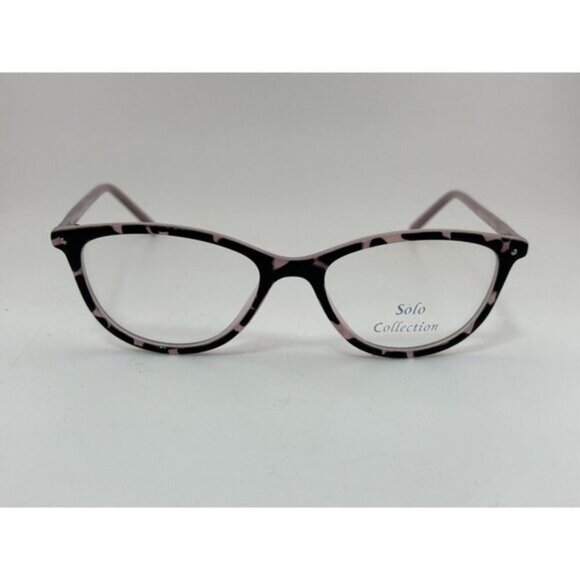 Solo Collection - SOLO 593 PINK 50-16-135 Oval Eyeglass Frames - Picture 9 of 9